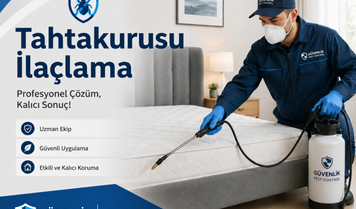 Tahtakurusu ilaçlama profesyonel yatak ve mobilya haşere uygulaması