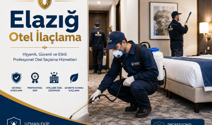 Elazığ otel ilaçlama konaklama tesisleri için haşere kontrol hizmeti