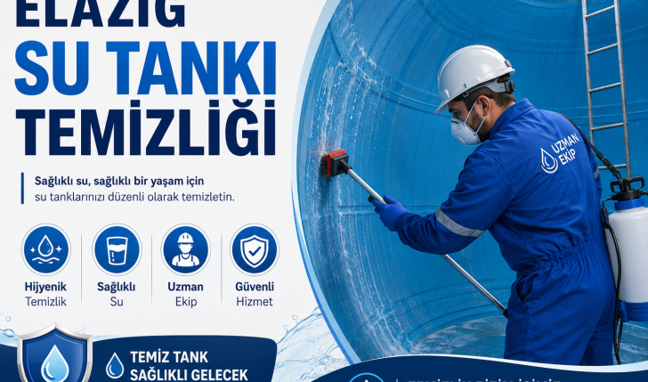 Elazığ su tankı temizliği profesyonel depo dezenfeksiyon hizmeti
